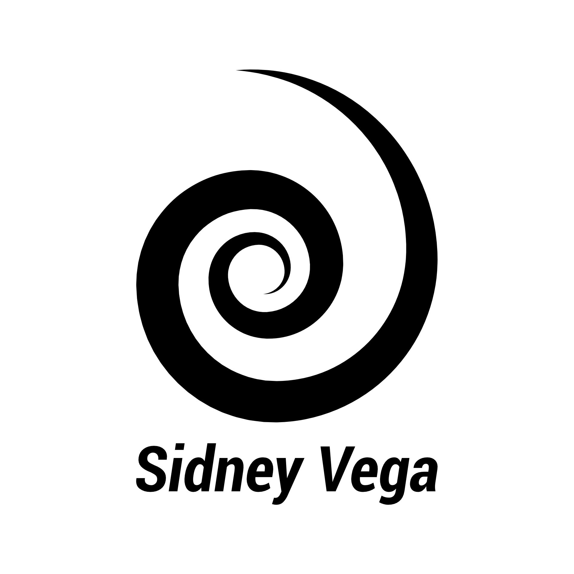 Sidney Vega stacked logo on a white background