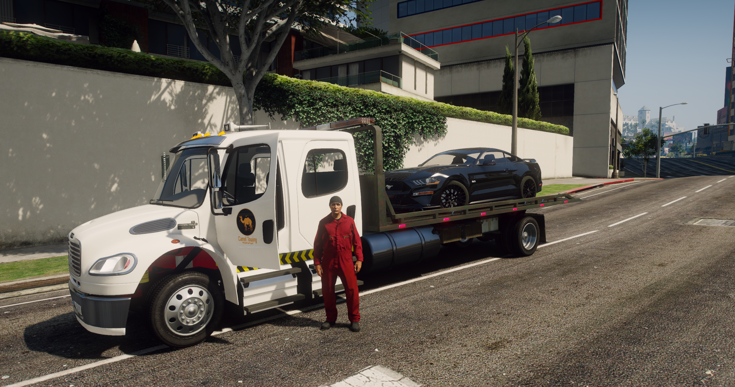 GTA V towing mod screenshot