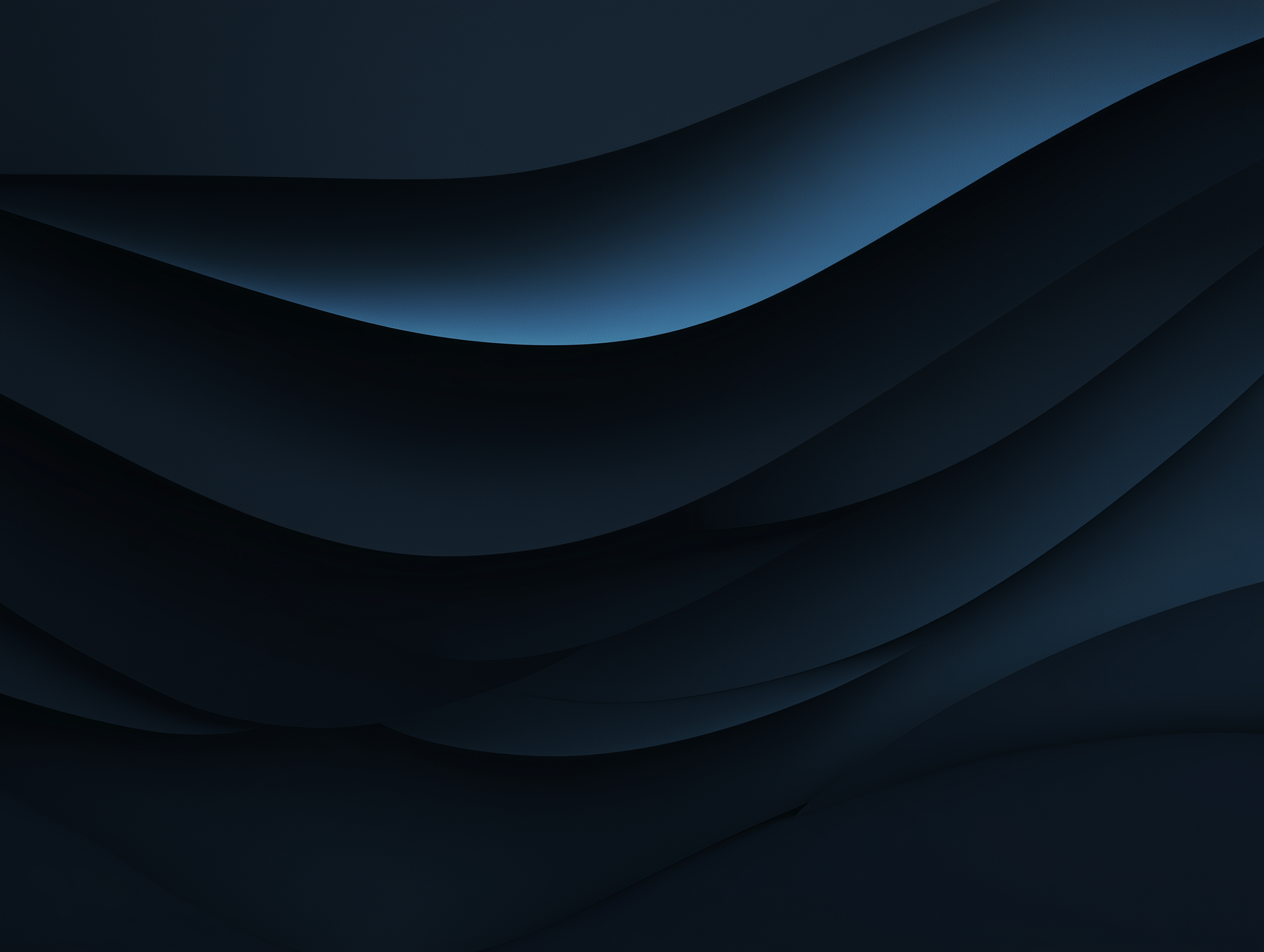 Dark navy and black layered geometric waves