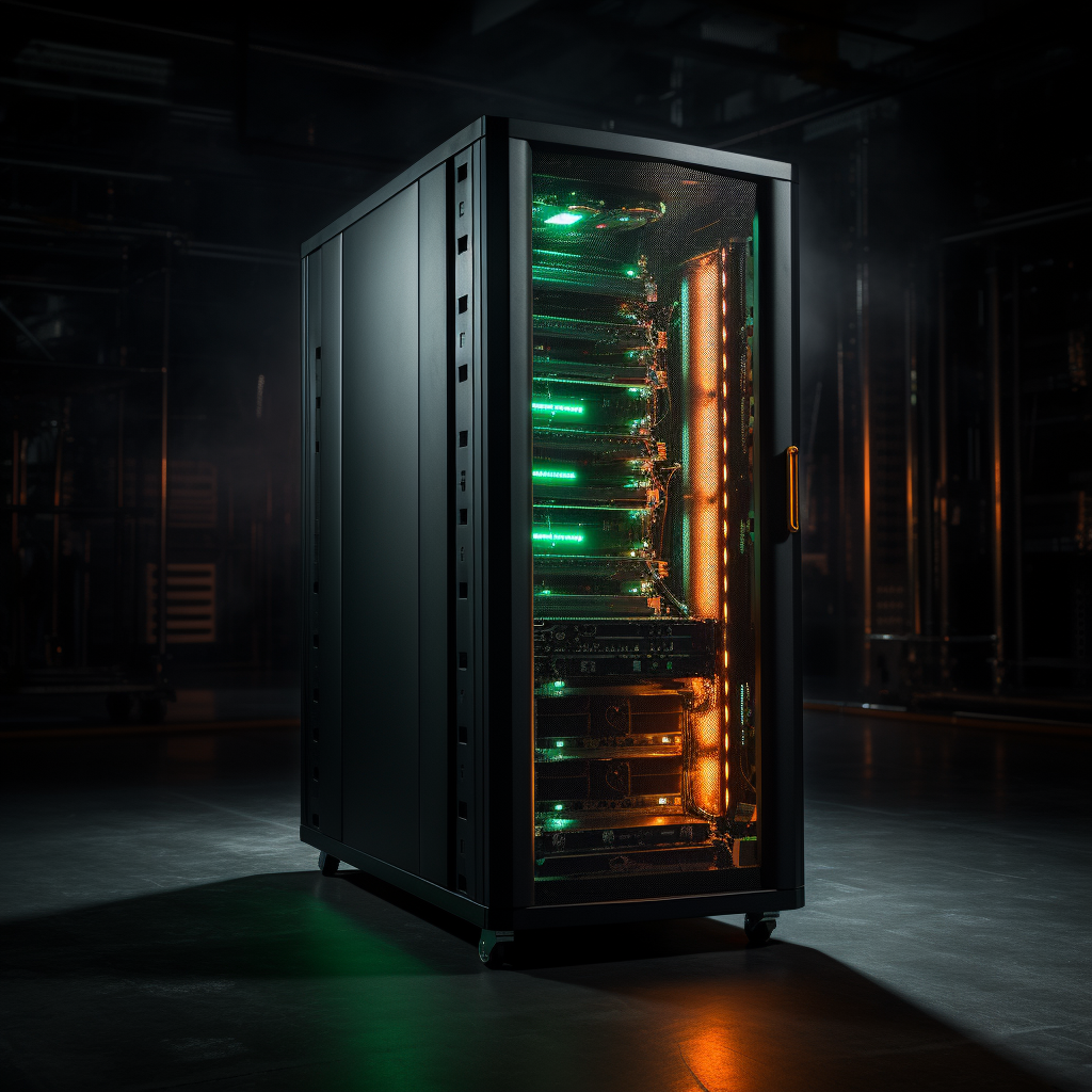 sidneyvega_a_black_server_rack_with_amber_green_lighting_--v_5._2514fbbf-c6c4-4eb8-85bd-e224b17defac